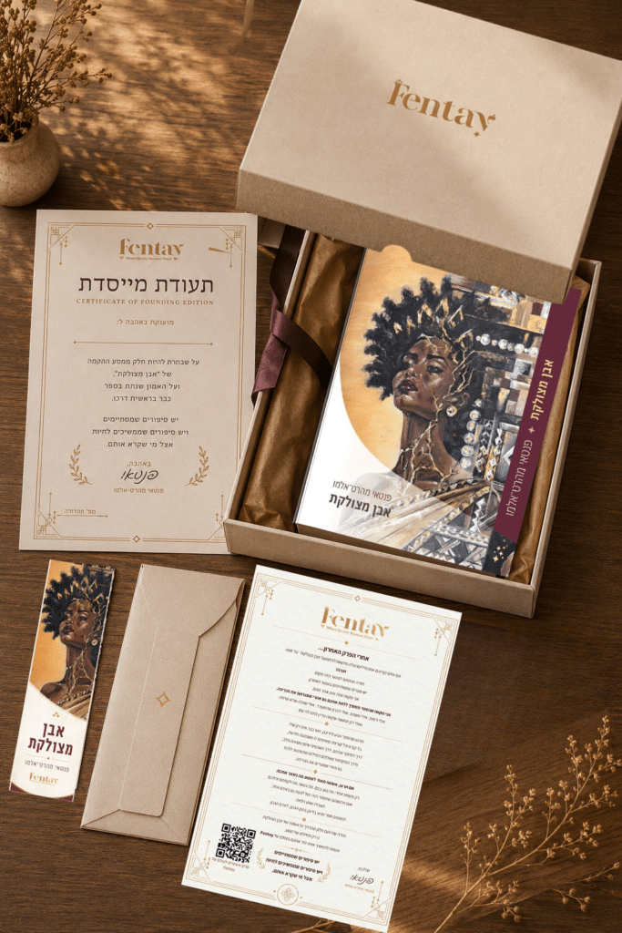 הצגת מארז מייסדים אבן מצולקת